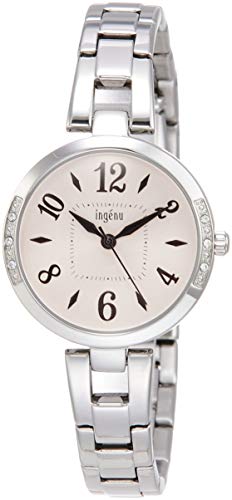 [セイコーウォッチ] 腕時計 アンジェーヌ ingenu(アンジェーヌ) エレガントアクセサリー スワロフスキー入りケース カーブ無機ガラス AHJK449 レディース シルバー